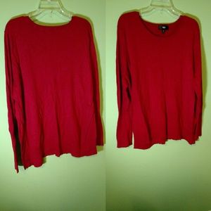 (free w purchase) Soft red sweater